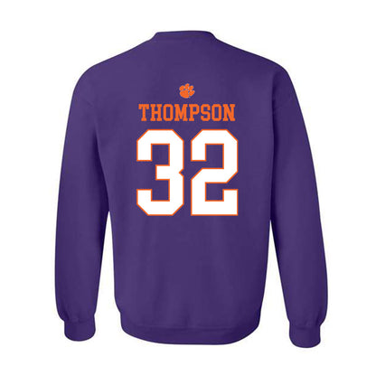 Clemson - NCAA Women's Basketball : Raven Thompson - Classic Shersey Crewneck Sweatshirt-1