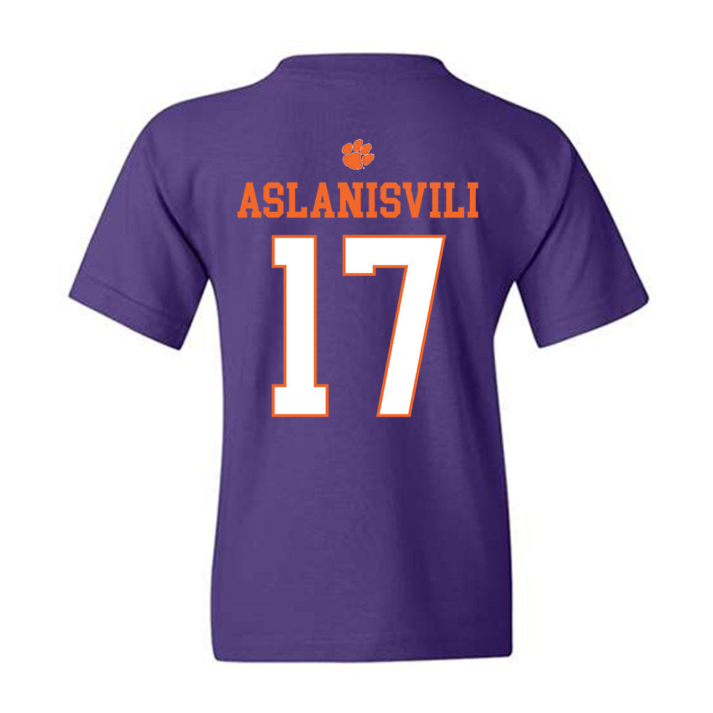 Clemson - NCAA Women's Tennis : Artemis Aslanisvili - Classic Shersey Youth T-Shirt-1