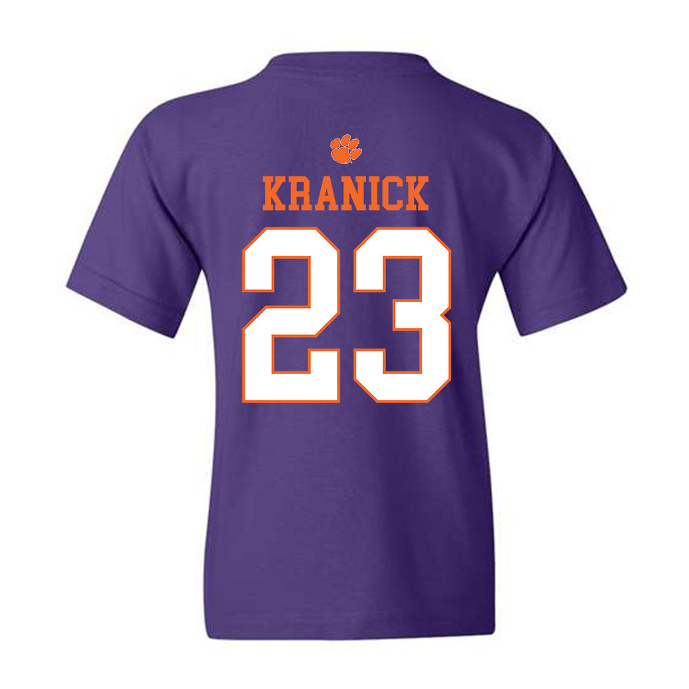 Clemson - NCAA Women's Lacrosse : Natalie Kranick - Classic Shersey Youth T-Shirt