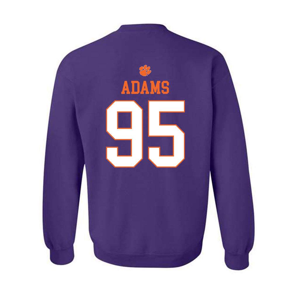 Clemson - NCAA Football : Amare Adams - Classic Shersey Crewneck Sweatshirt-1