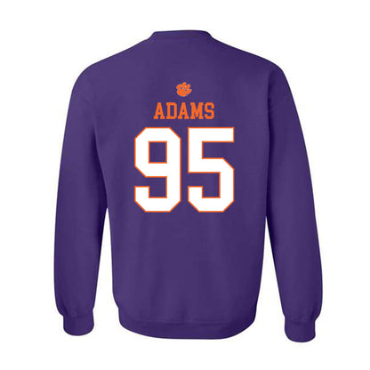 Clemson - NCAA Football : Amare Adams - Classic Shersey Crewneck Sweatshirt-1