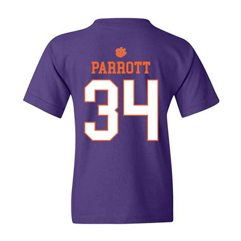 Clemson - NCAA Women's Soccer : Maddie Parrott - Classic Shersey Youth T-Shirt-1