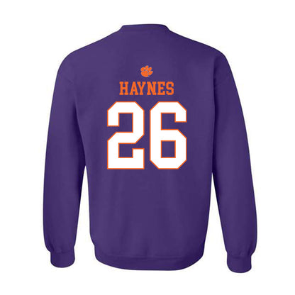 Clemson - NCAA Football : Jay Haynes - Classic Shersey Crewneck Sweatshirt-1