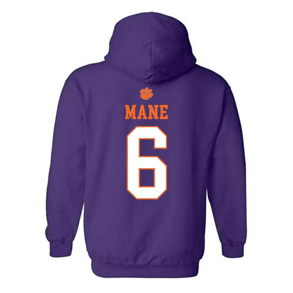 Clemson - NCAA Men's Soccer : Abdou Mane - Classic Shersey Hooded Sweatshirt-1
