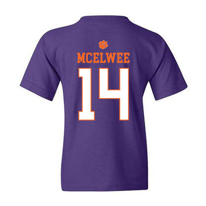 Clemson - NCAA Women's Lacrosse : Caitlin McElwee - Classic Shersey Youth T-Shirt-1