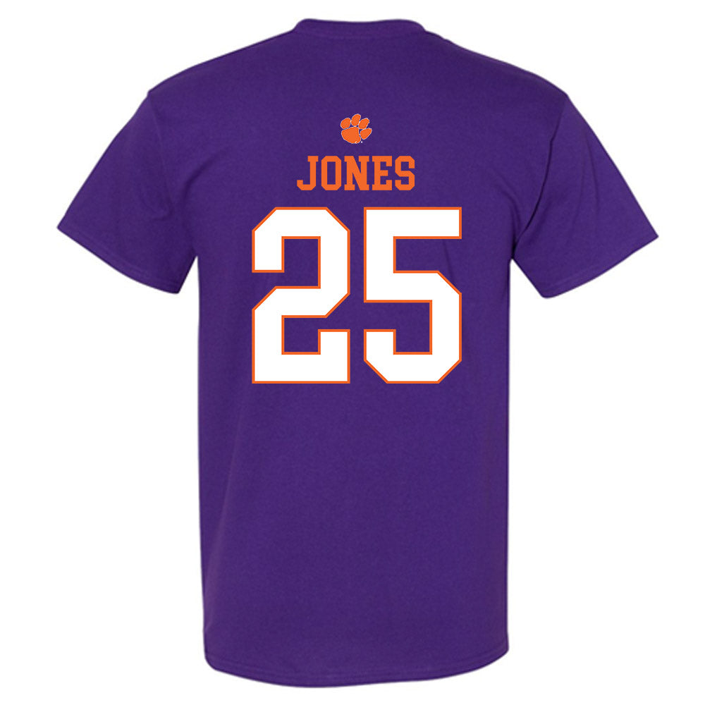 Clemson - NCAA Football : Ricardo Jones - Classic Shersey T-Shirt-1
