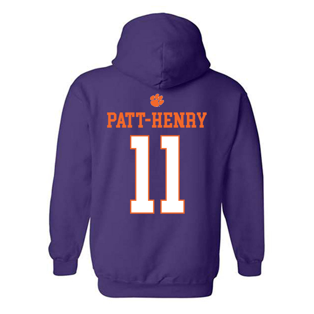 Clemson - NCAA Football : Olsen Patt-Henry - Classic Shersey Hooded Sweatshirt-1