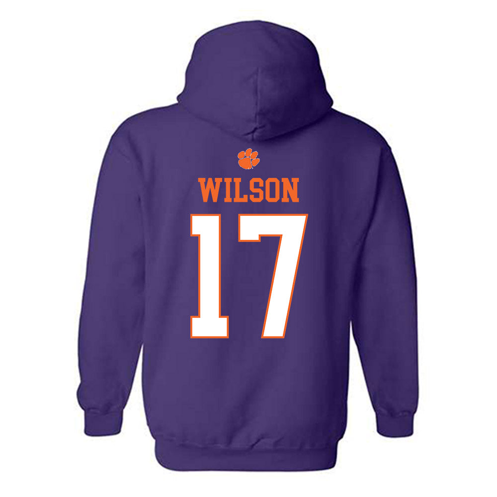 Clemson - NCAA Softball : Ava Wilson - Classic Shersey Hooded Sweatshirt-1