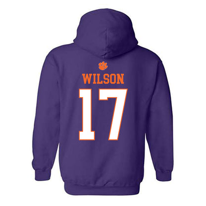 Clemson - NCAA Softball : Ava Wilson - Classic Shersey Hooded Sweatshirt-1