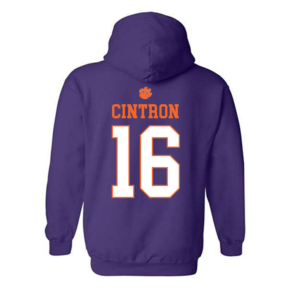 Clemson - NCAA Softball : Macey Cintron - Classic Shersey Hooded Sweatshirt