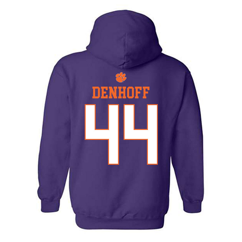 Clemson - NCAA Football : Cade Denhoff - Classic Shersey Hooded Sweatshirt-1