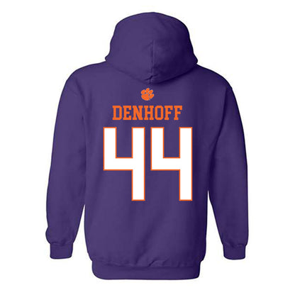 Clemson - NCAA Football : Cade Denhoff - Classic Shersey Hooded Sweatshirt-1