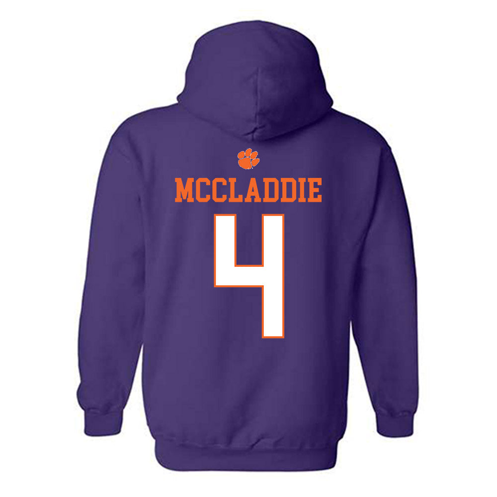 Clemson - NCAA Baseball : Tryston McCladdie - Classic Shersey Hooded Sweatshirt-1