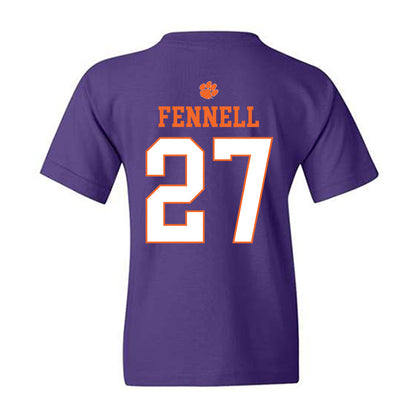 Clemson - NCAA Softball : Riley Fennell - Classic Shersey Youth T-Shirt-1