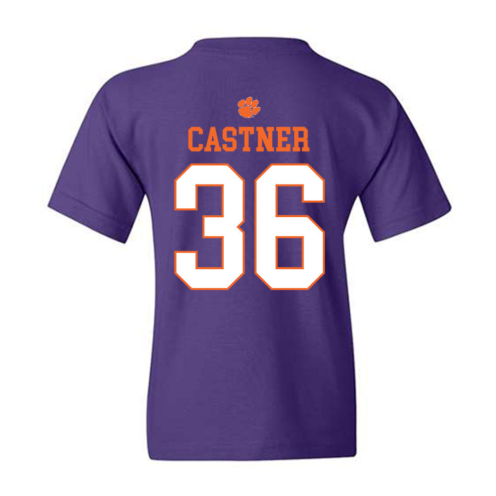 Clemson - NCAA Football : Quinn Castner - Classic Shersey Youth T-Shirt-1