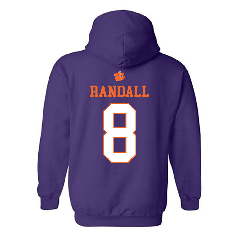 Clemson - NCAA Football : Adam Randall - Classic Shersey Hooded Sweatshirt-1
