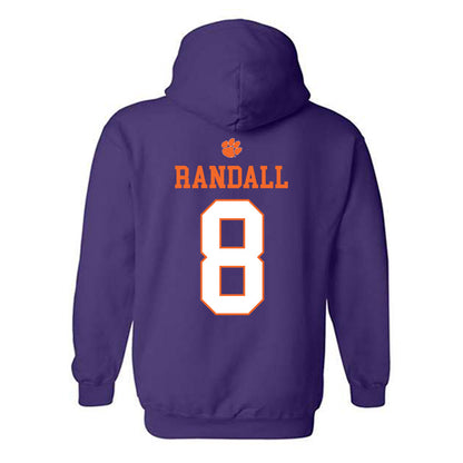 Clemson - NCAA Football : Adam Randall - Classic Shersey Hooded Sweatshirt-1