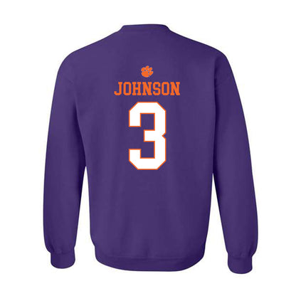 Clemson - NCAA Softball : Kylee Johnson - Classic Shersey Crewneck Sweatshirt-1
