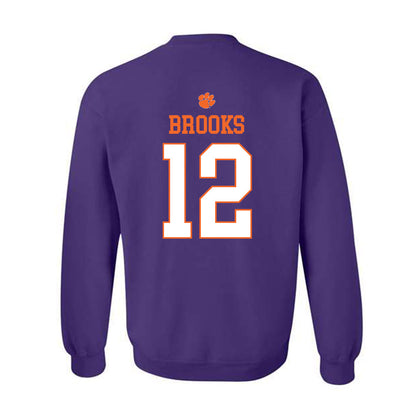 Clemson - NCAA Women's Soccer : Natalie Brooks - Classic Shersey Crewneck Sweatshirt-1