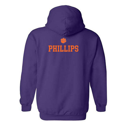 Clemson - NCAA Men's Track & Field : Matthew Phillips - Classic Shersey Hooded Sweatshirt