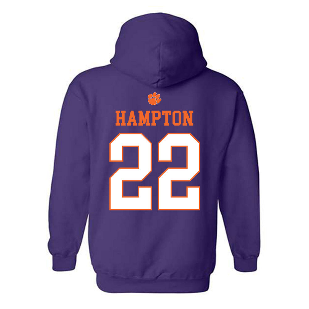 Clemson - NCAA Men's Soccer : Aiden Hampton - Classic Shersey Hooded Sweatshirt