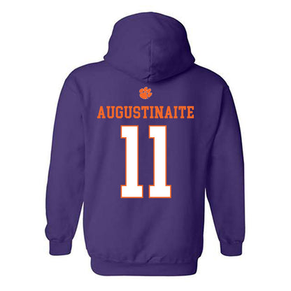Clemson - NCAA Women's Basketball : Rusne Augustinaite - Classic Shersey Hooded Sweatshirt-1
