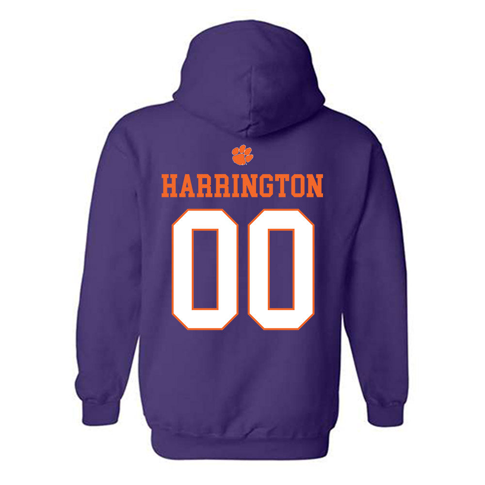 Clemson - NCAA Softball : Mcartney Harrington - Classic Shersey Hooded Sweatshirt-1