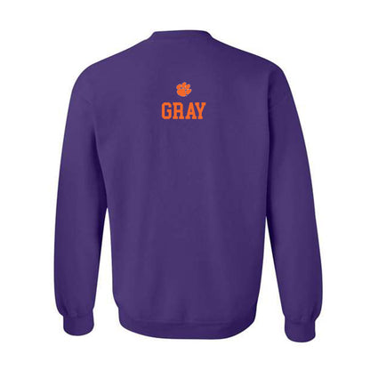 Clemson - NCAA Women's Track & Field : Sade Gray - Classic Shersey Crewneck Sweatshirt