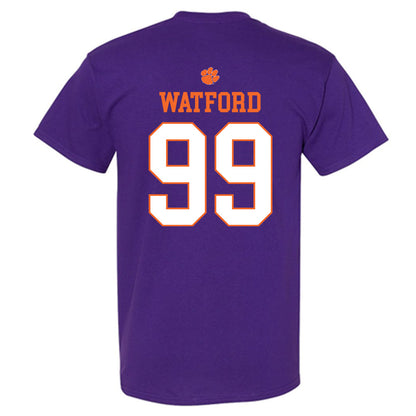Clemson - NCAA Football : Ari Watford - Classic Shersey T-Shirt-1