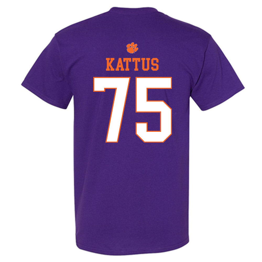 Clemson - NCAA Football : Tucker Kattus - Classic Shersey T-Shirt-1