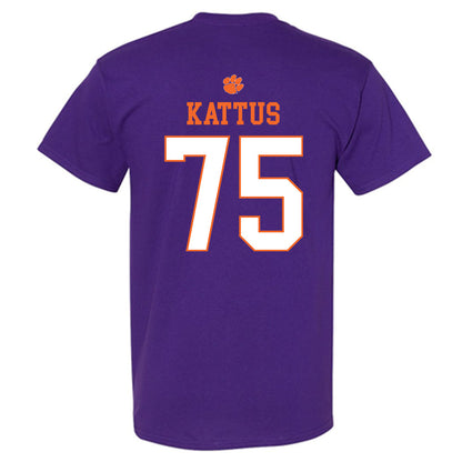 Clemson - NCAA Football : Tucker Kattus - Classic Shersey T-Shirt-1
