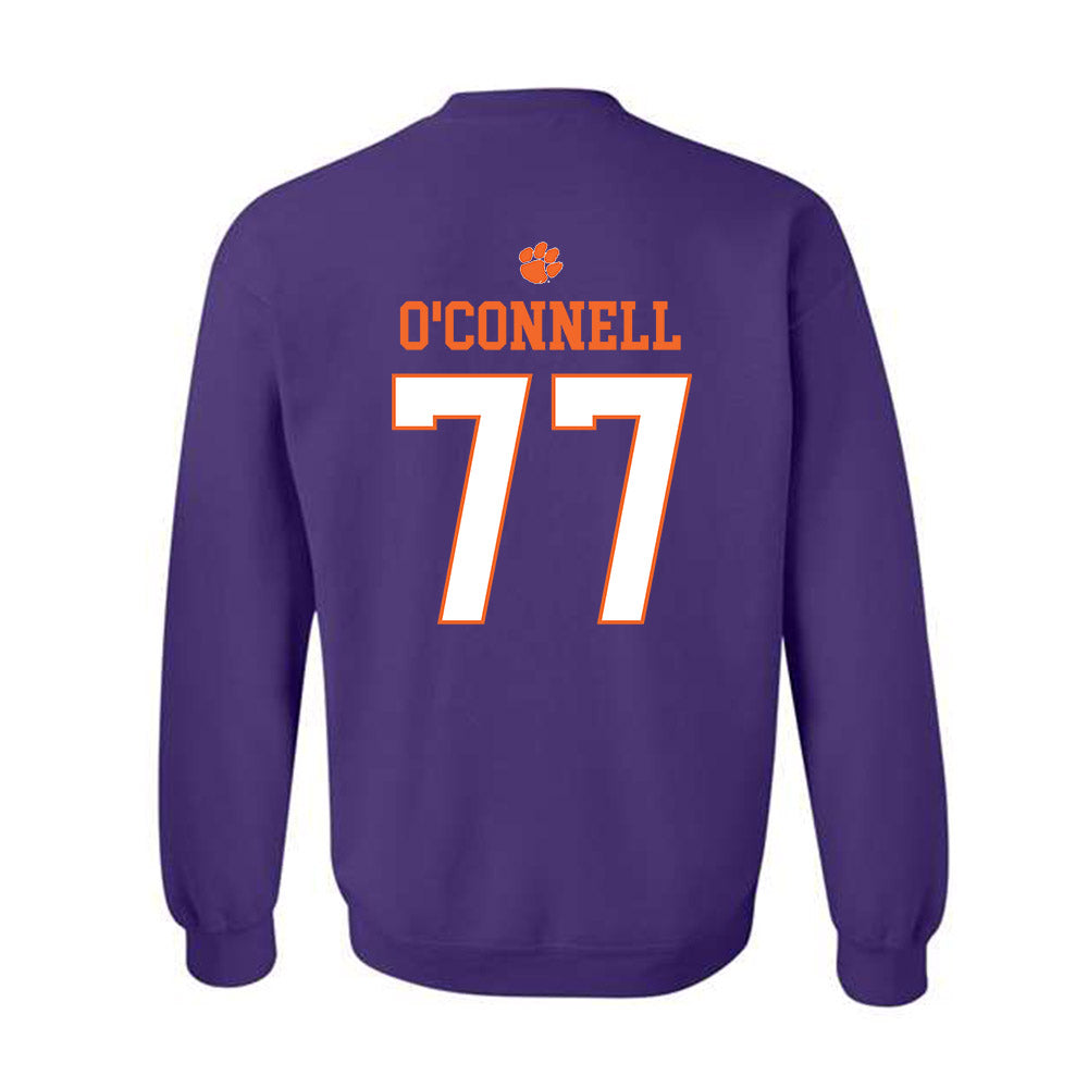 Clemson - NCAA Football : Ronan O'Connell - Classic Shersey Crewneck Sweatshirt-1