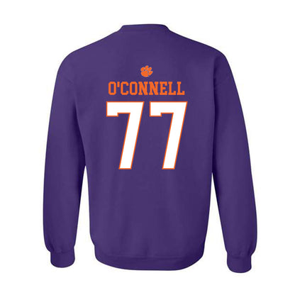 Clemson - NCAA Football : Ronan O'Connell - Classic Shersey Crewneck Sweatshirt-1