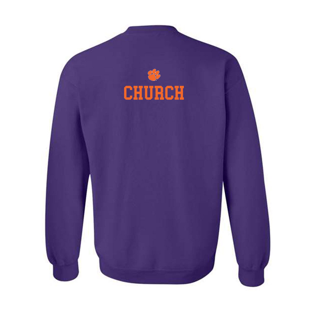 Clemson - NCAA Women's Gymnastics : Sierra Church - Classic Shersey Crewneck Sweatshirt