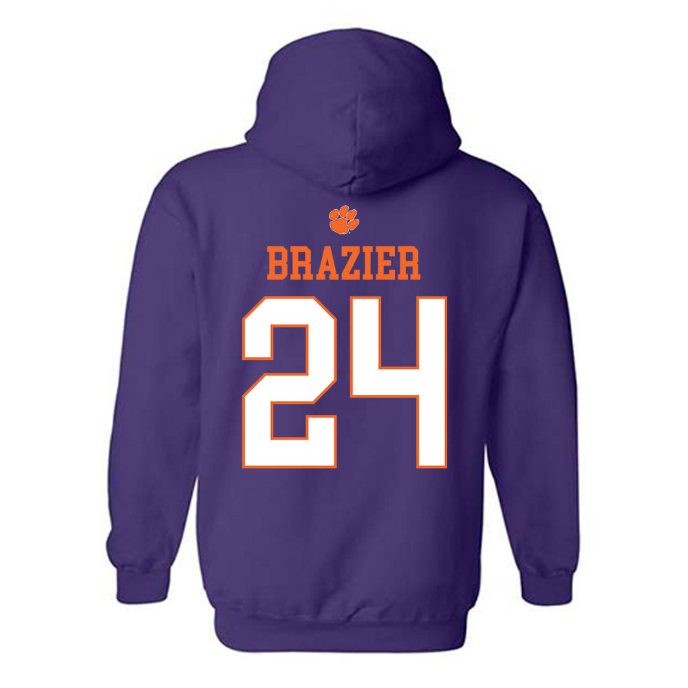 Clemson - NCAA Women's Lacrosse : Shannon Brazier - Classic Shersey Hooded Sweatshirt-1