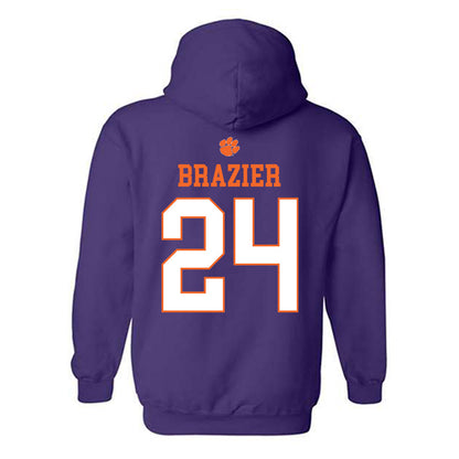 Clemson - NCAA Women's Lacrosse : Shannon Brazier - Classic Shersey Hooded Sweatshirt-1
