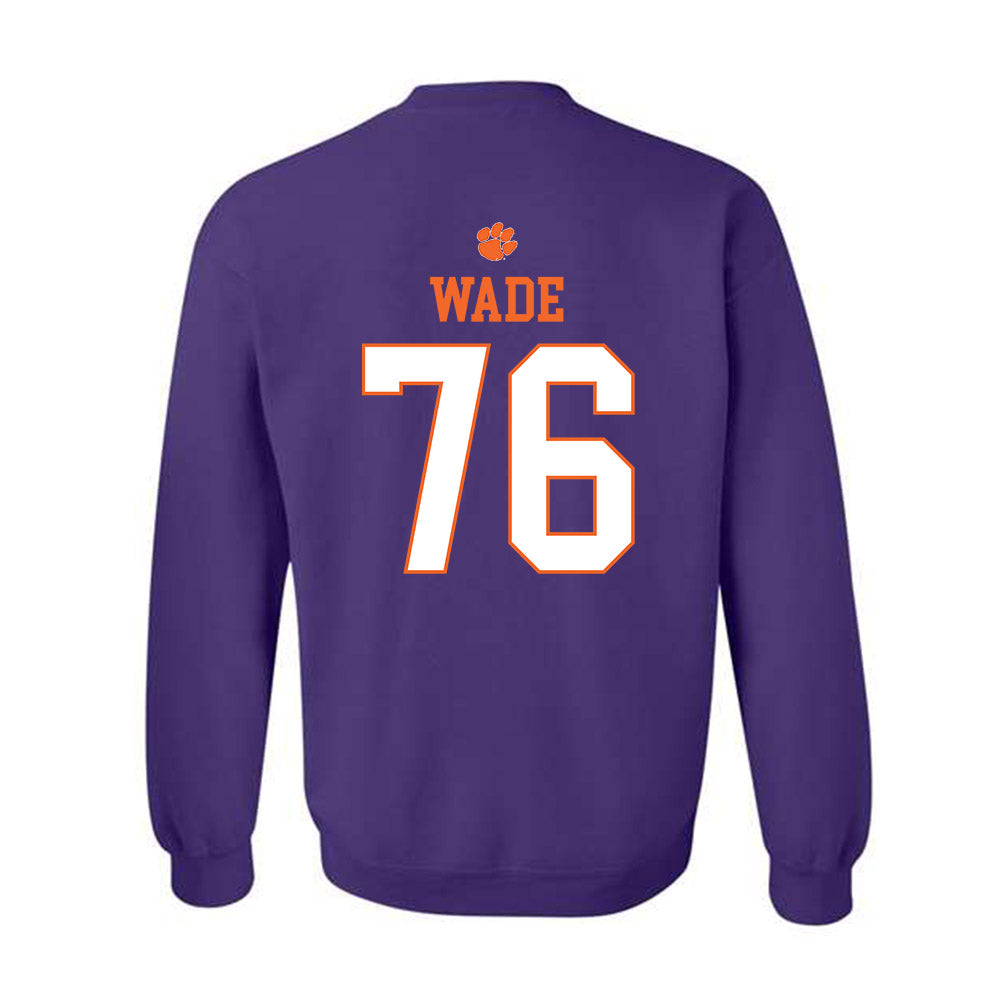 Clemson - NCAA Football : Mason Wade - Classic Shersey Crewneck Sweatshirt