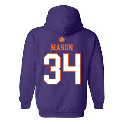 Clemson - NCAA Football : Armon Mason - Classic Shersey Hooded Sweatshirt-1