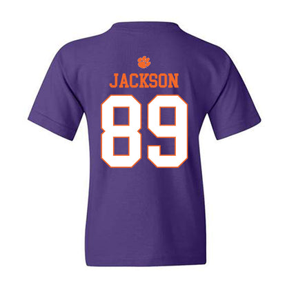 Clemson - NCAA Football : Zach Jackson - Classic Shersey Youth T-Shirt-1
