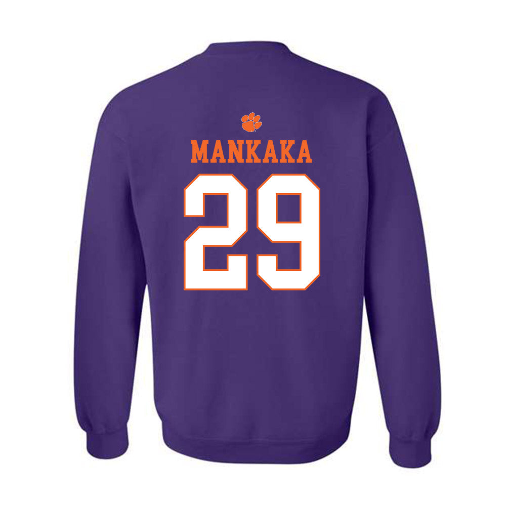 Clemson - NCAA Football : Mike Mankaka - Classic Shersey Crewneck Sweatshirt-1