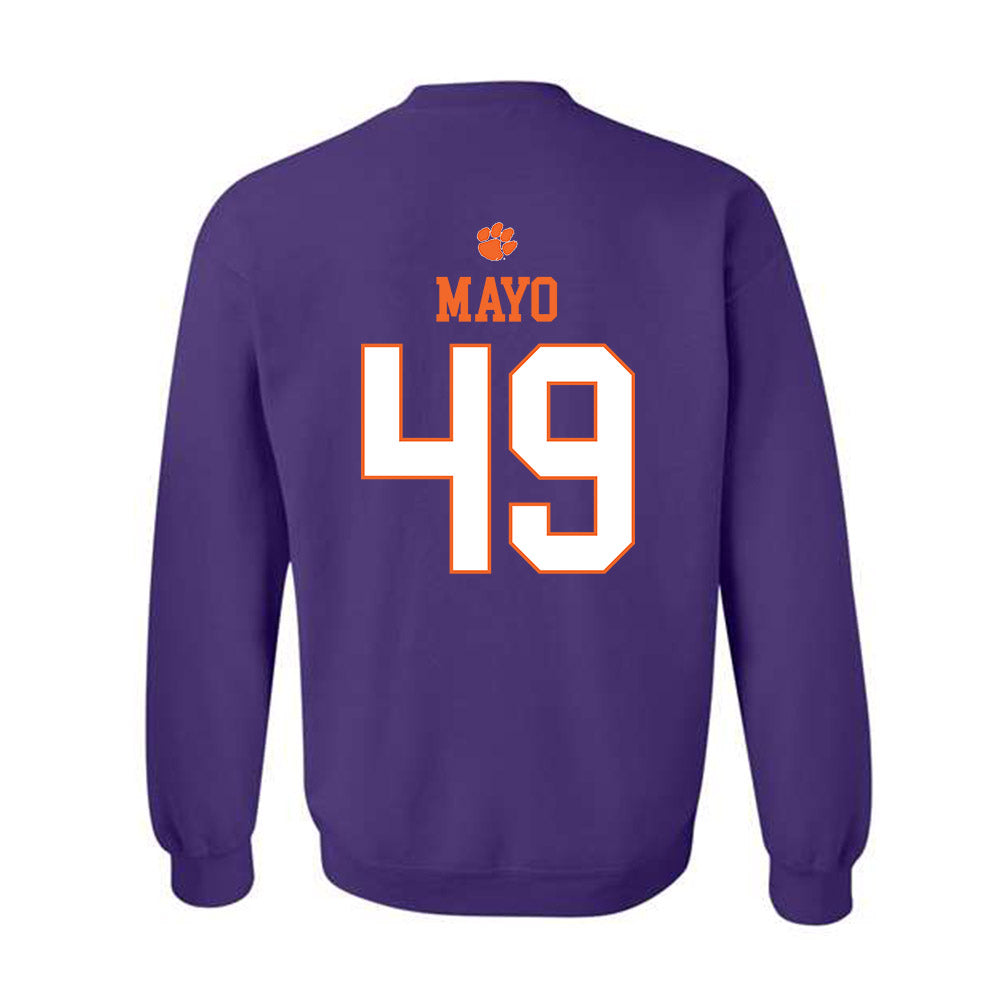 Clemson - NCAA Football : Darien Mayo - Classic Shersey Crewneck Sweatshirt-1