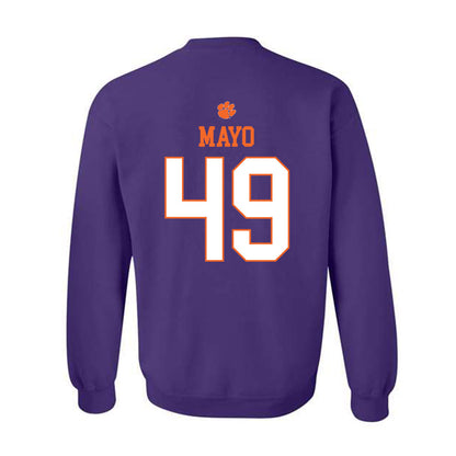 Clemson - NCAA Football : Darien Mayo - Classic Shersey Crewneck Sweatshirt-1