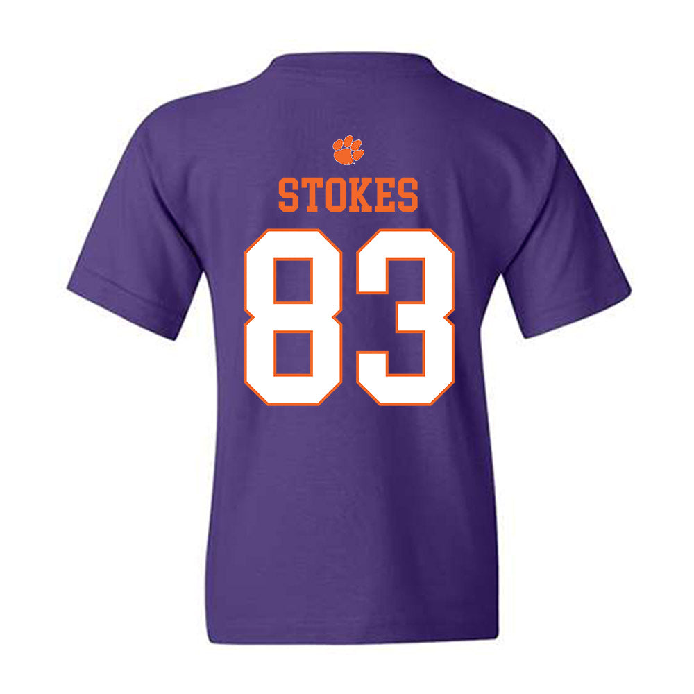 Clemson - NCAA Football : Ethan Stokes - Classic Shersey Youth T-Shirt-1