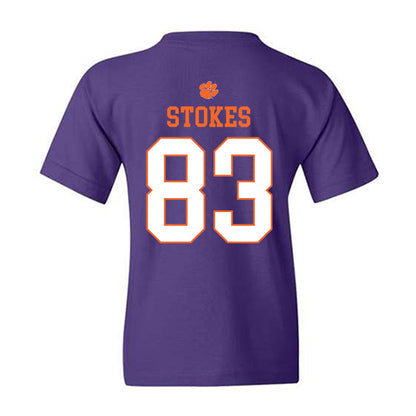 Clemson - NCAA Football : Ethan Stokes - Classic Shersey Youth T-Shirt-1