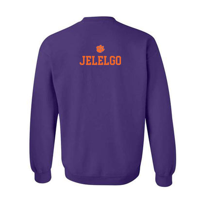 Clemson - NCAA Women's Track & Field : Silvia Jelelgo - Classic Shersey Crewneck Sweatshirt-1