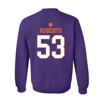 Clemson - NCAA Football : Joseph Roberto - Classic Shersey Crewneck Sweatshirt
