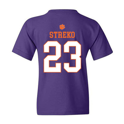 Clemson - NCAA Football : Peyton Streko - Classic Shersey Youth T-Shirt-1