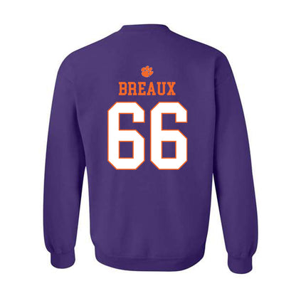 Clemson - NCAA Softball : Sarah Breaux - Classic Shersey Crewneck Sweatshirt-1