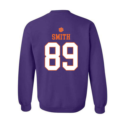 Clemson - NCAA Football : Jack Smith - Classic Shersey Crewneck Sweatshirt-1