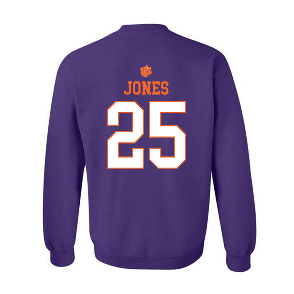 Clemson - NCAA Football : Ricardo Jones - Classic Shersey Crewneck Sweatshirt-1